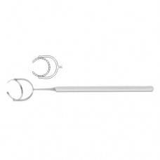 Fine-Thronton Swivel Fixation Ring With Swivel Handle Stainless Steel, 12 cm - 4 3/4" Tip Diameter 13 mm